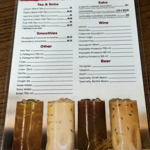 sandwiches, menu