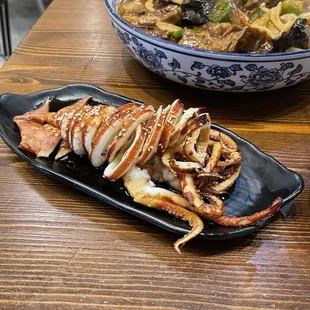 H3. Grilled Whole Squid