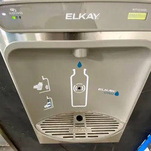 Water station just like the airport.