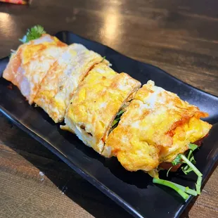 Mandarin Pancake With Sausage&amp;Egg