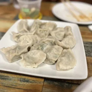 Pork and Pork &amp; Chives Dumplings