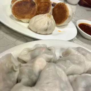 Traditional Pork Pan Fried Buns