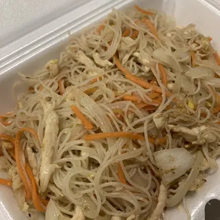 Stir Fried Angel Hair Rice Noodle