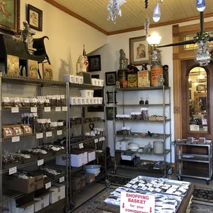 a display of chocolates