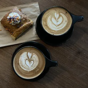 Sea salt mocha &amp; miel with a shot of vanilla