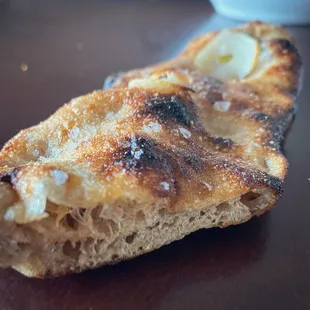 Garlic Studded Flatbread. All day yes!