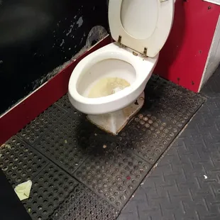 Toilets are ancient and very dirty. Floor is scary.