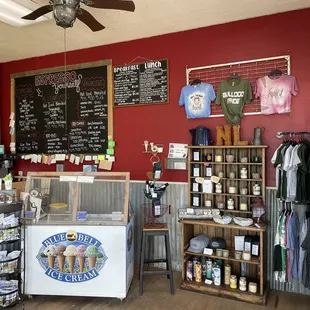 the inside of a store