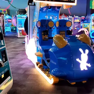 Snapshot of some of the games inside Northern Lights Arcade, Great Wolf Lodge.