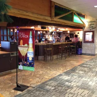 the interior of a restaurant