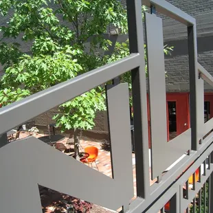 the view from the balcony