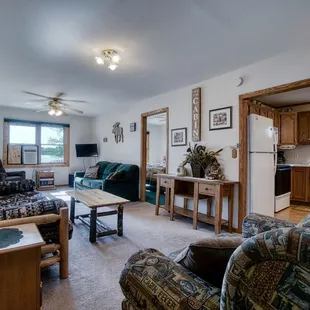 Living area in cabin