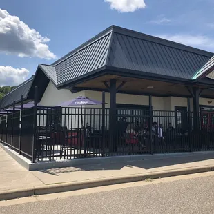 New outdoor patio seating