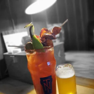 $11 Nashville Hot Bloody +$1 Spotted Cow Chaser