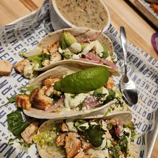Chicken tacos