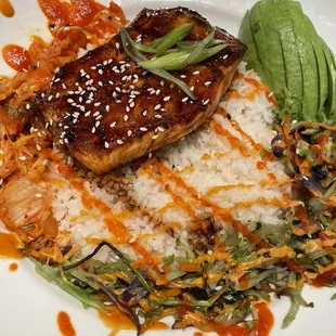 Salmon bowl