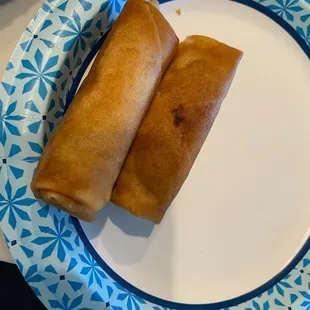 Egg rolls were gross