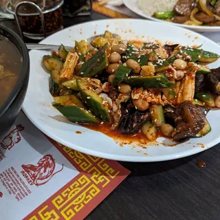Cabbage Cucumber& Bean Curd Salad