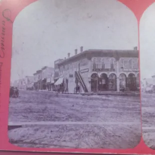 Antique photo of building