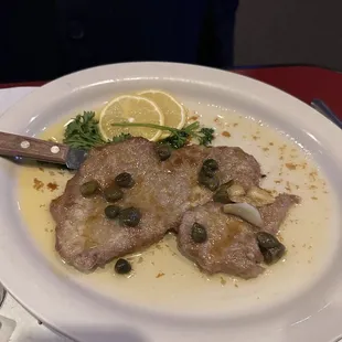 Veal piccata