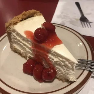 Cheesecake with cherries YUM