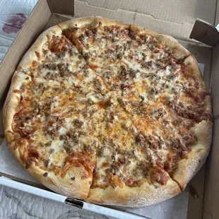 pizza, food