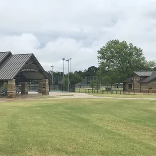 Pavilion and bathrooms