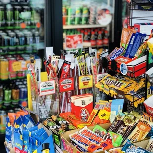 Our Mini Minimart we keep as stocked as possible!