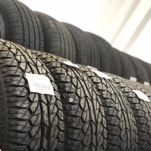 We also carry tires