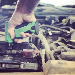 Need your battery serviced? Guess what? We do that as well!