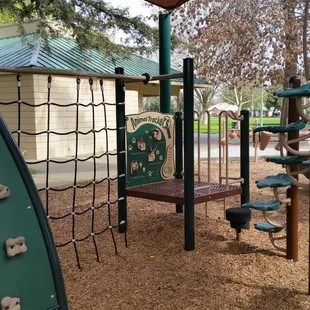 My kids favorite part. American ninja warrior traing setup. :p