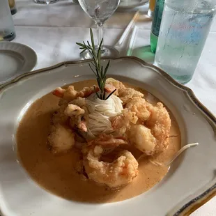 Crispy Coconut Prawns were delicious!