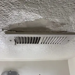 Different time but more water damage.. in master BR