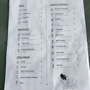 Cocktail Menu
