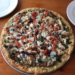 Garlic Chicken Pizza