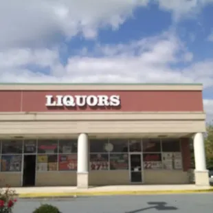 Typical strip shopping center