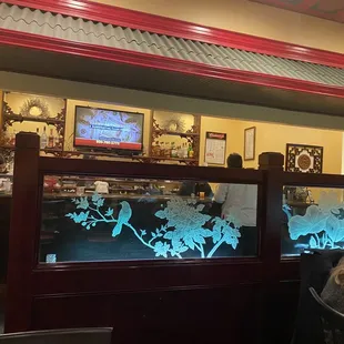 a view of the restaurant from the dining room