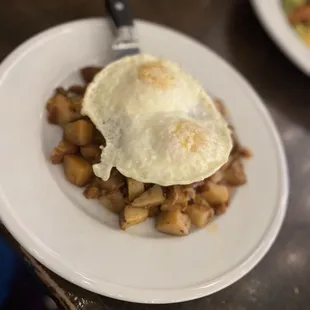 Steak and Eggs, Chorizo Hash