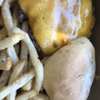 Kids Burger and Fries