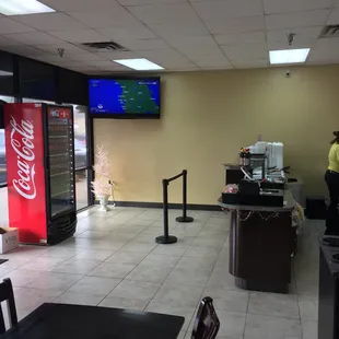 a view of the inside of the restaurant