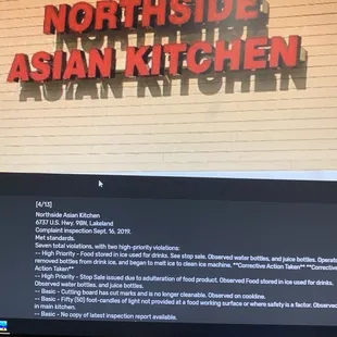 Update: Made The Ledger's list of WORST RESTAURANT INSPECTIONS in Polk County .. thank you Mr Inspector for doing a great job