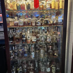 Look at that bourbon selection.