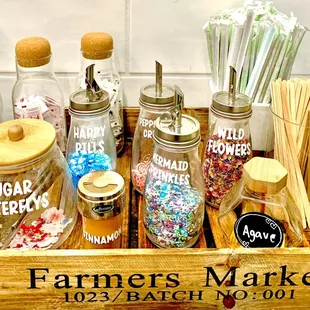 Additives for coffee you self serve