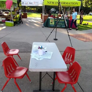 Children's activity tent #jacobhoffnerpark #yelpcincy @yelpcincy #september #northside