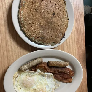 pancakes, food