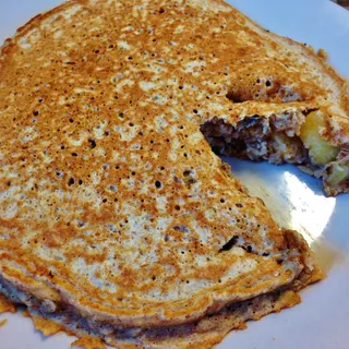 Apple Oat Bran Pancakes