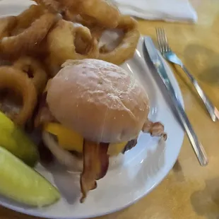Northside Burger with O rings