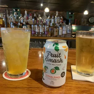 New Fruit Smash Hard Seltzer and a Stella
