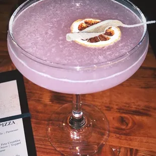 Blueberry Sage Martini