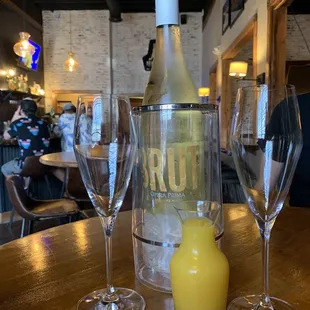 Bottle mimosas